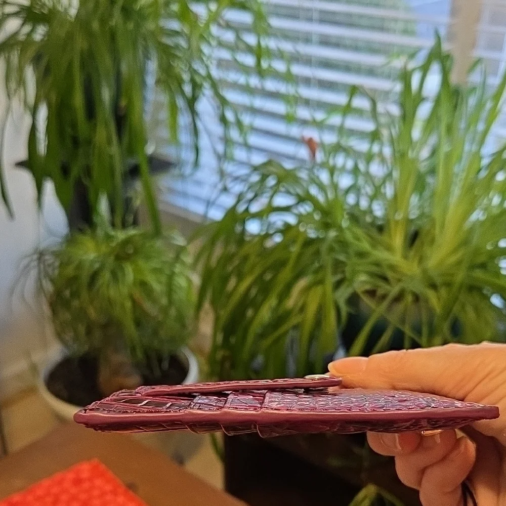 Brahmin Lennon Credit Card Wallet in Sugar Plum Melbourne. NWT. - Picture 5 of 14